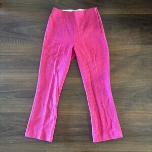 Hot Pink Zara Side Zip Flare Pants - Size S